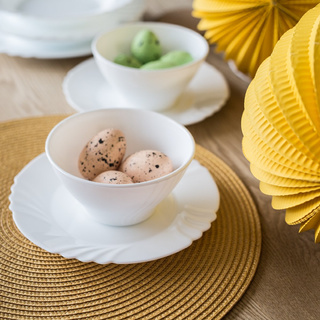 Komplet zestaw serwis obiadowy Ebro 12el 4 osoby