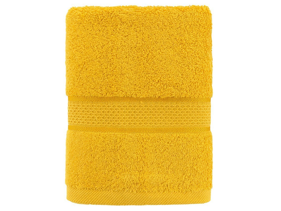 Ręcznik bawełniany Miss Lucy Ana 70x140 żółty 