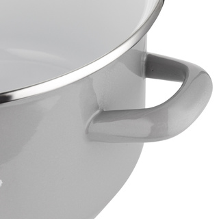 Garnek emaliowany Emalia Polska Pleszew Dżem 20 cm 4,1 l