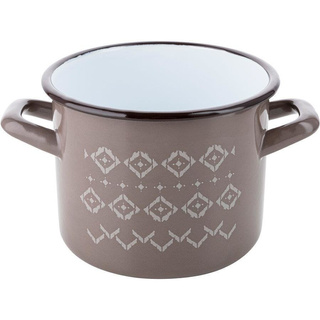 GARNEK EMALIOWANY EMALIA POLSKA PLESZEW PROSTY FIORENTA B/P 16CM 2,5L