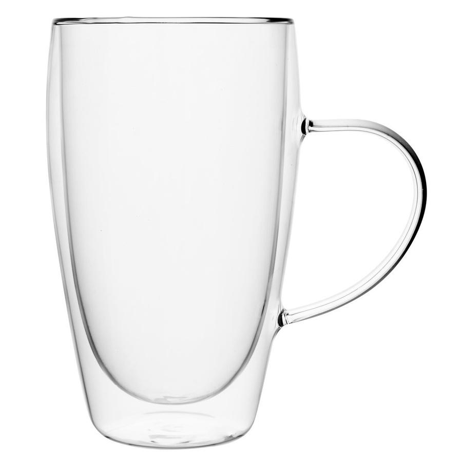 Zestaw 6 sztuk Szklanki termiczne z uchem Florina Malachit 570 ml