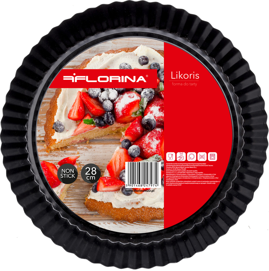 Blacha do tarty Florina Likoris 28 x 3 cm