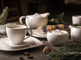 Filiżanki ze spodkiem Florina Moss komplet 6/12