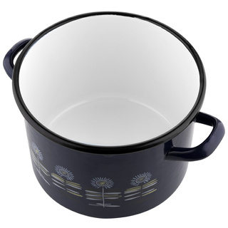 Garnek emaliowany prosty Emalia Polska Pleszew Polino 20cm 4,7 l