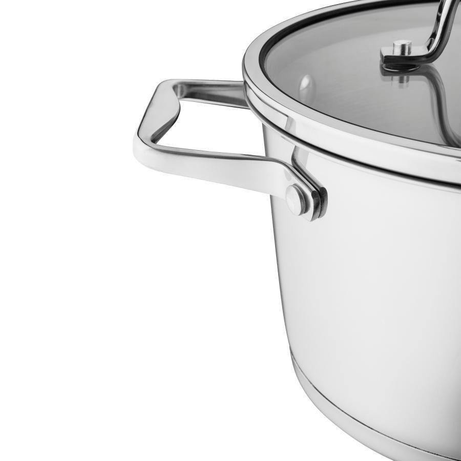 Komplet garnków ze stali nierdzewnej Florina Professional 8 elementów