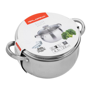 Garnek ze stali nierdzewnej Florina Scott 22 cm 4,5 l