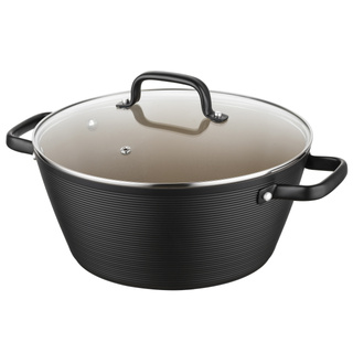 Garnek aluminiowy Carina Black by Mateusz Gessler 28 cm 5,2l 