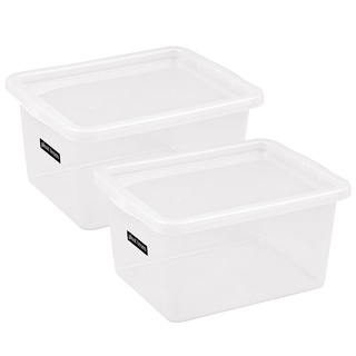 Zestaw 2 pojemników z pokrywą Basic 48l