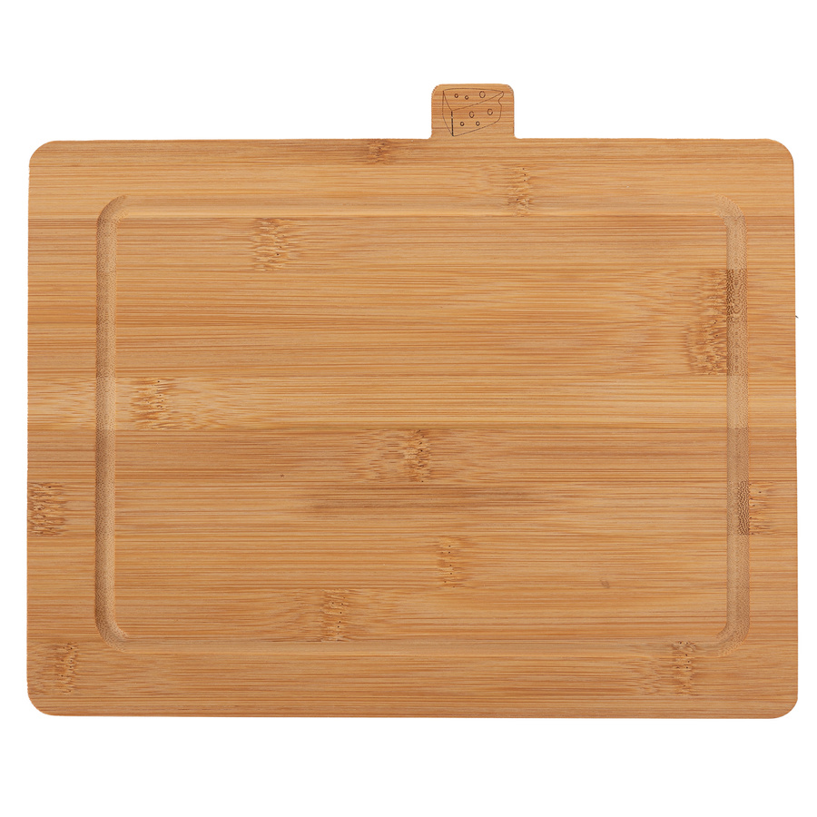 Zestaw 4 desek kuchennych bambusowych ze stojakiem Florina Chef