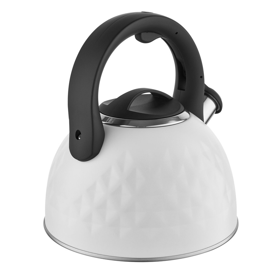 Czajnik nierdzewny Florina Diamante 2,5 l biały