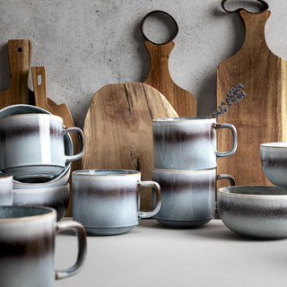 Salaterka ceramiczna Florina Moon Dust Brown 14 cm