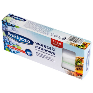 Woreczki strunowe Praktyczna 1 l 15 szt