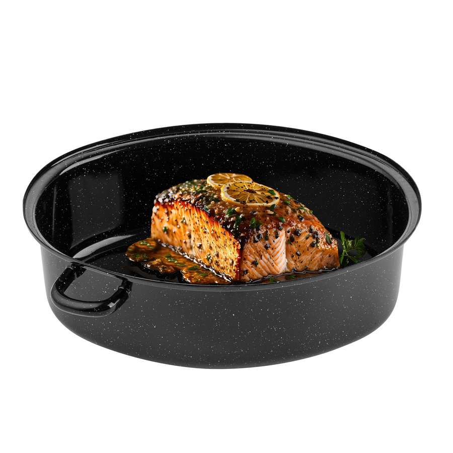 Brytfanna emaliowana gęsiarka na indukcję Emalia Polska Pleszew 7 l