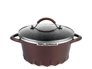 Garnek aluminiowy Florina Aero bordo 20 cm