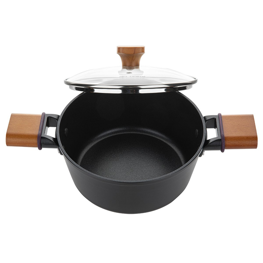 Garnek aluminiowy do gotowania na parze z powłoką nieprzywierającą Florina Natura Line 20 cm 2,2 l