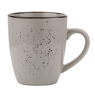 Kubek ceramiczny Florina Azzuro 365 ml brązowy