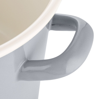 Garnek emaliowany Emalia Polska Pleszew Forte szary 1,65l