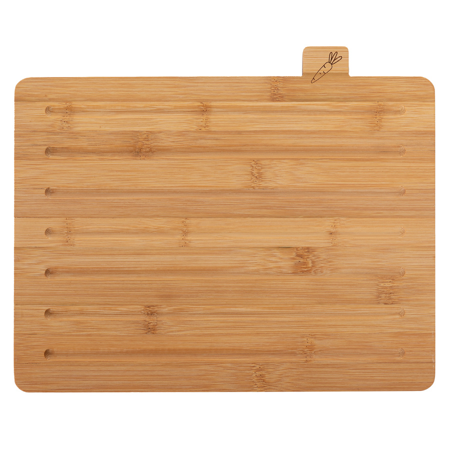 Zestaw 4 desek kuchennych bambusowych ze stojakiem Florina Chef