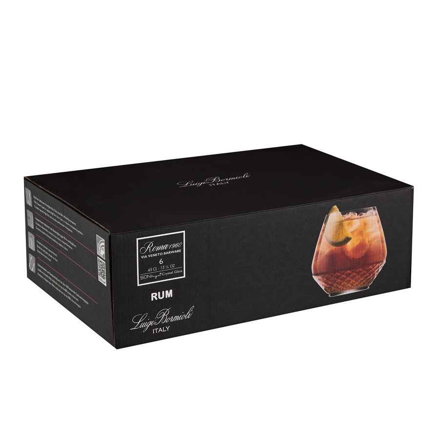 Komplet szklanek Luigi Bormioli Roma 1960 450 ml 6 sztuk