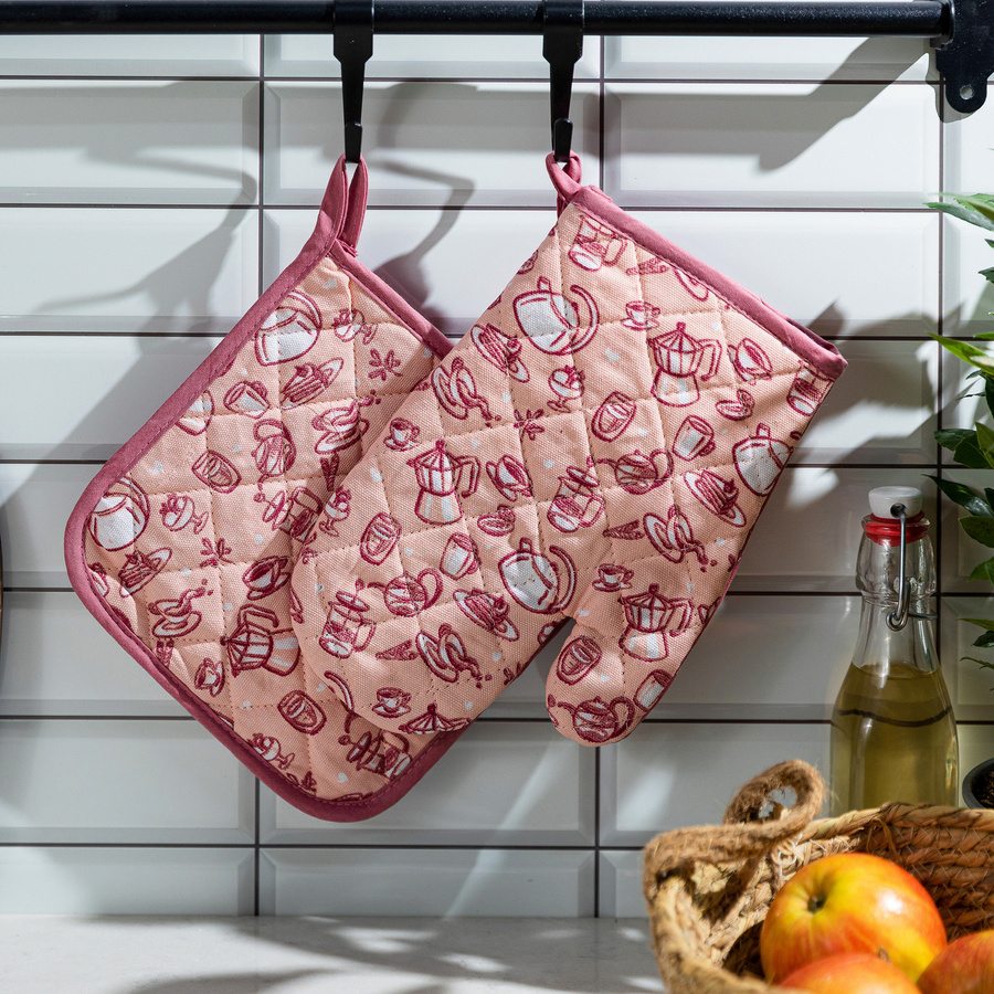 Rękawica kuchenna i łapka kuchenna Miss Lucy Smart 18x25 cm; 20x20 cm