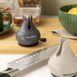 Ostrzałka kuchenna do noży Florina Sharp szara