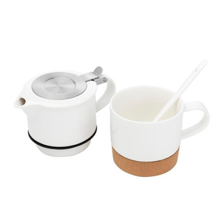 Kubek na korkowej podstawce Florina Tea For One 440 ml