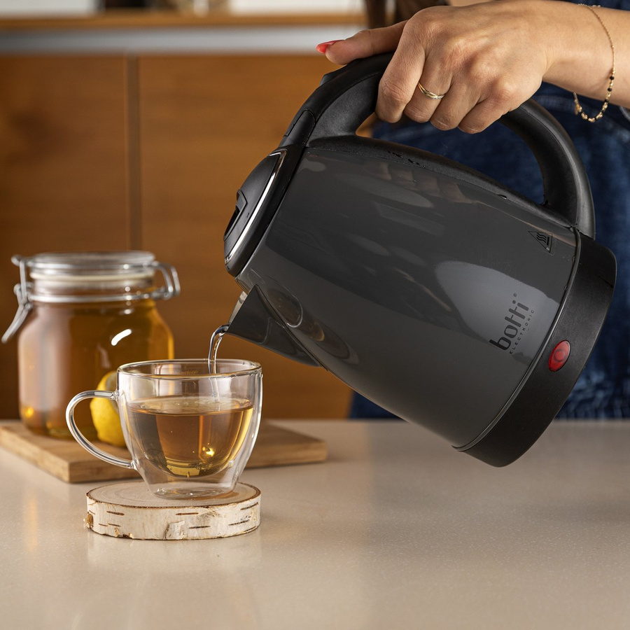 Czajnik elektryczny Victor 1,8 l szary Botti