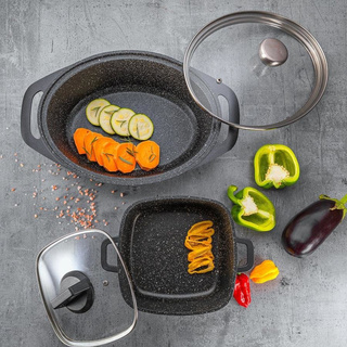 Brytfanna aluminiowa Florina Chef owalna 39,5 x 28,55 x 12 cm 7,3 l