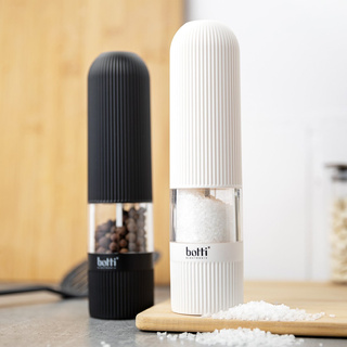 Elektryczny młynek do mielenia soli lub pieprzu Botti Electronic Trado biały