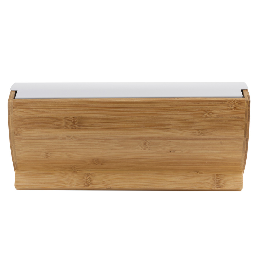 Zestaw kuchenny chlebak i 3 pojemniki – na kawę, herbatę i cukier Florina Elegant biały