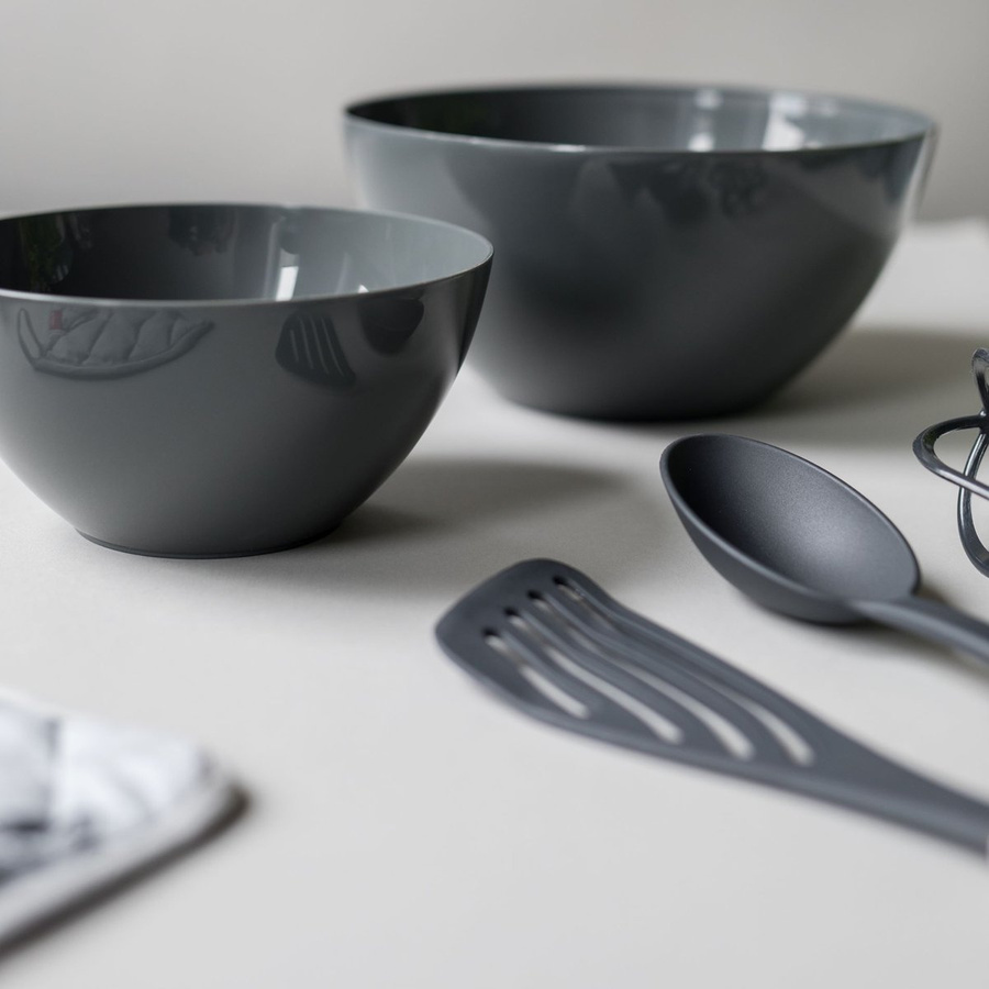 Miska kuchenna plastikowa Praktyczna Capri szara 5,2 l