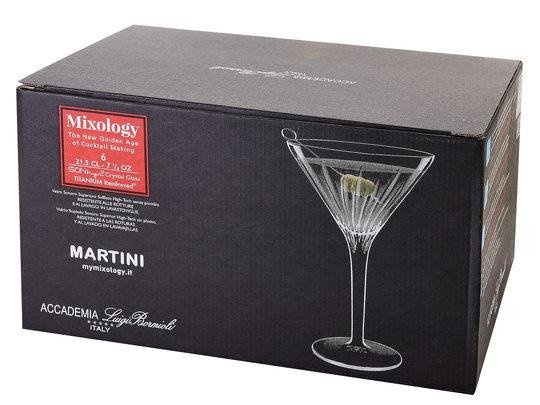 Komplet 6 kieliszków Luigi Bormioli Martini 215 ml