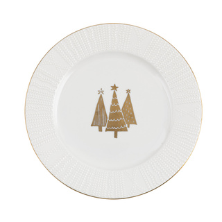 Talerz płytki Florina Golden Christmas Tree 27,5 cm