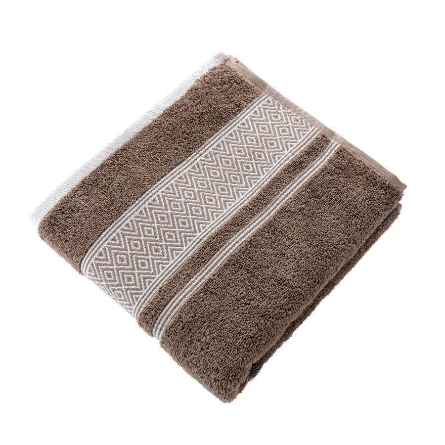 Ręcznik Miss Lucy Sanny 50 x 90 cm szaro-brązowy