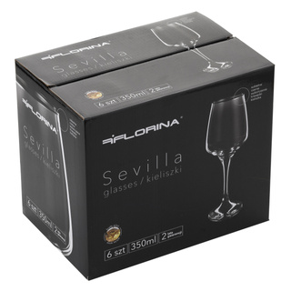 Komplet kieliszków do wina białego Florina Sevilla 350 ml 6 sztuk