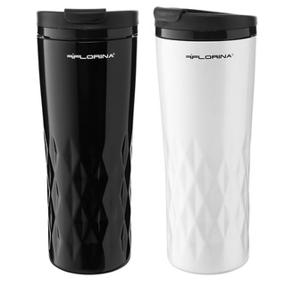 Kubek termiczny Florina Graves B&W nierdzewny 400 ml mix