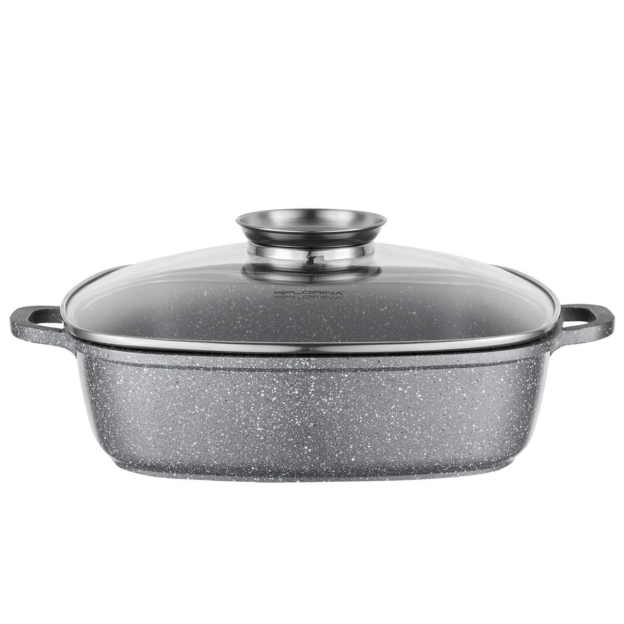 Brytfanna z aromatyzerem Florina Lava by Mateusz Gessler 28x28x7,5 cm 3,5 l