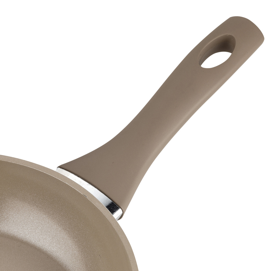 Zestaw 3 patelni aluminiowych Florina Mokka 20, 24 i 28 cm