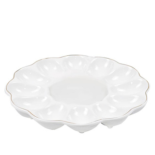 Talerz porcelanowy do jaj Florina Classic