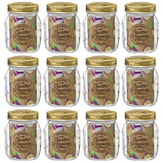 12x Słoik Bormioli Rocco Quattro Stagioni 700 ml