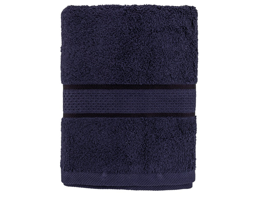 Ręcznik bawełniany Miss Lucy Ana 70x140 ciemny fiolet 