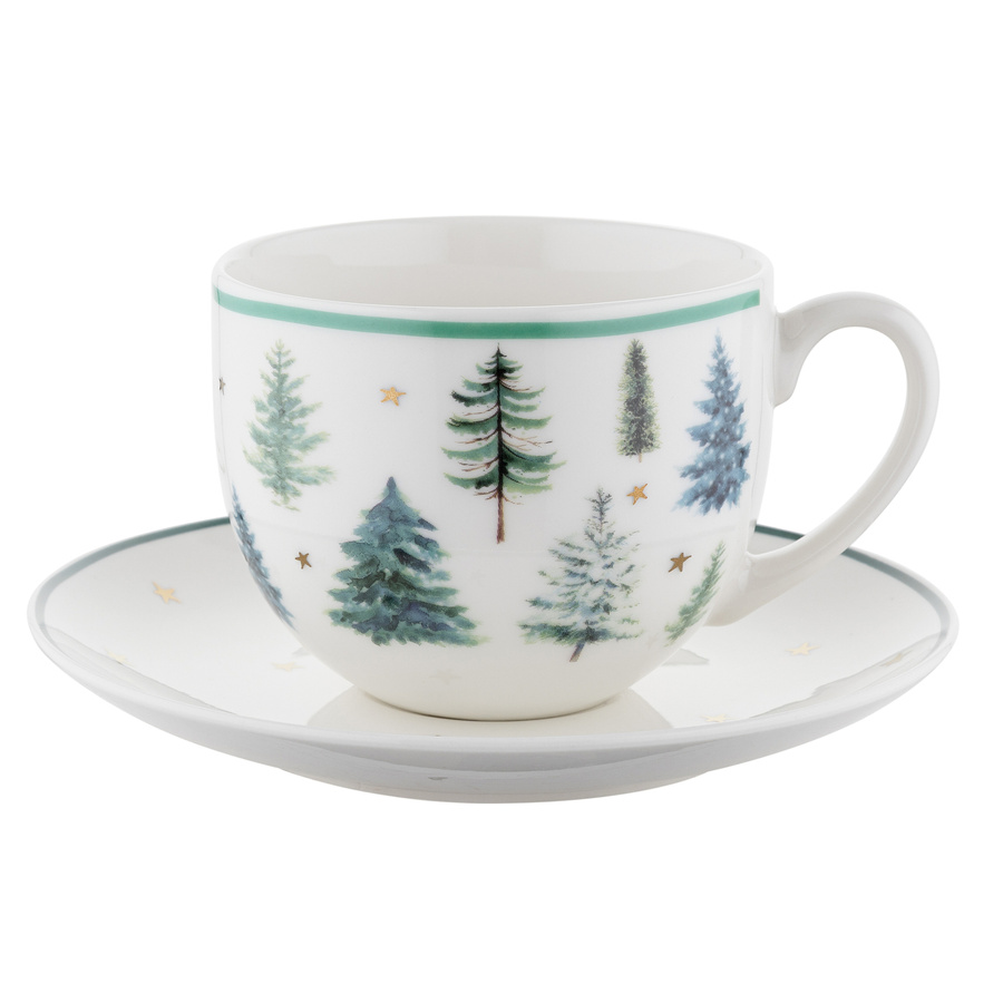 Filiżanka ze spodkiem Florina Winterland 240 ml