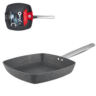 Patelnia aluminiowa grillowa Florina Onyx 24x24 cm