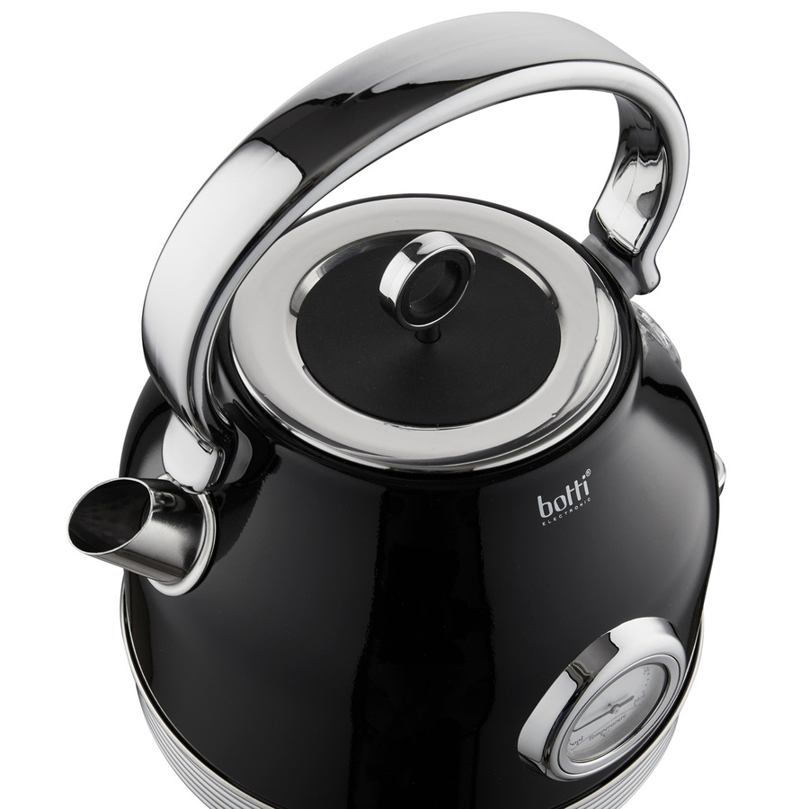 Czajnik elektryczny z termometrem Botti Electronic Royal 1,7 l czarny