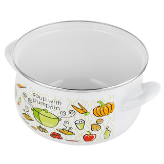 Garnek emaliowany Emalia Polska Pleszew Lumino 22 cm 5,3 l