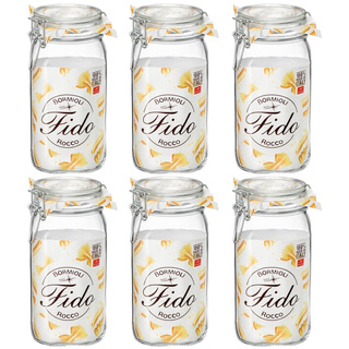 6x Słoik Bormioli Rocco Fido 1,5 l