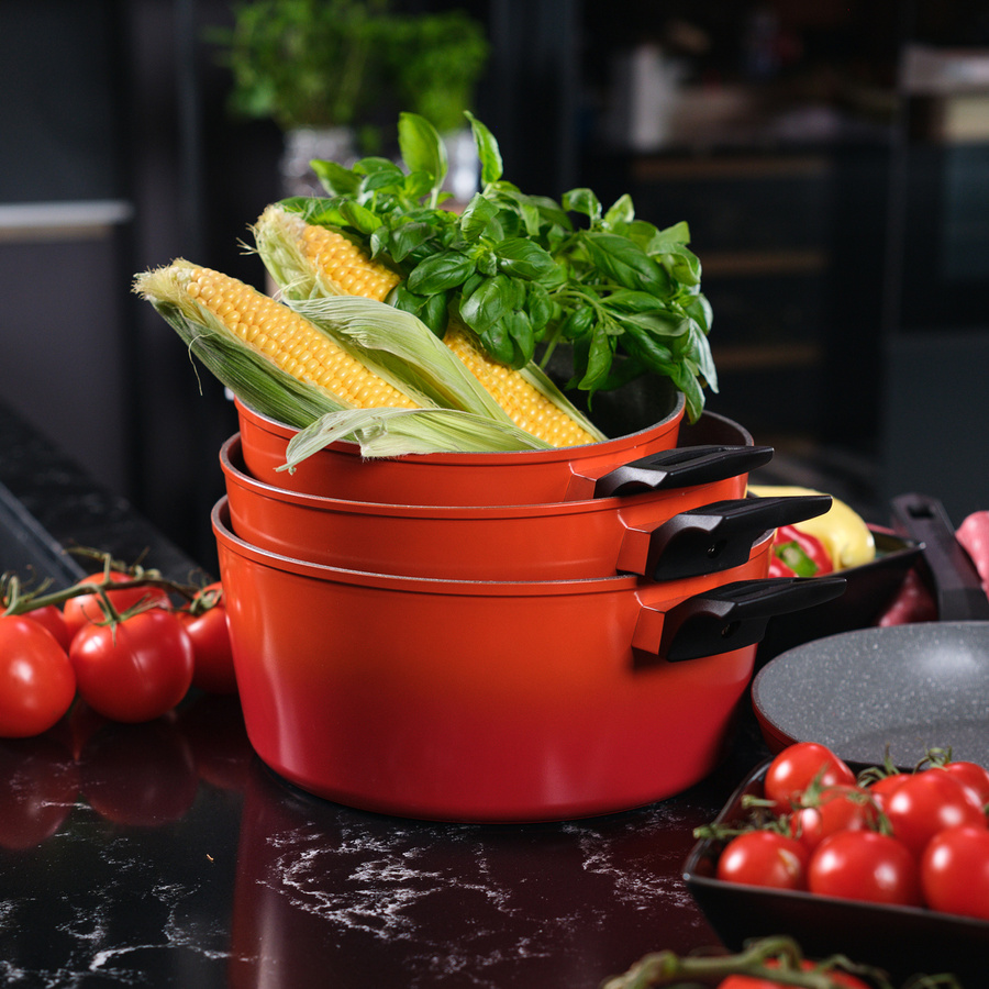 Garnek aluminiowy Florina Chili by Mateusz Gessler 18 cm 1,8 l