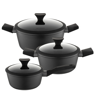 Komplet garnków Florina Heston 2,4 l i 4,3 l i 1,5 l