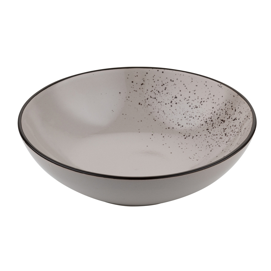 Talerz głęboki ceramiczny Florina Azzuro 18 cm brązowy