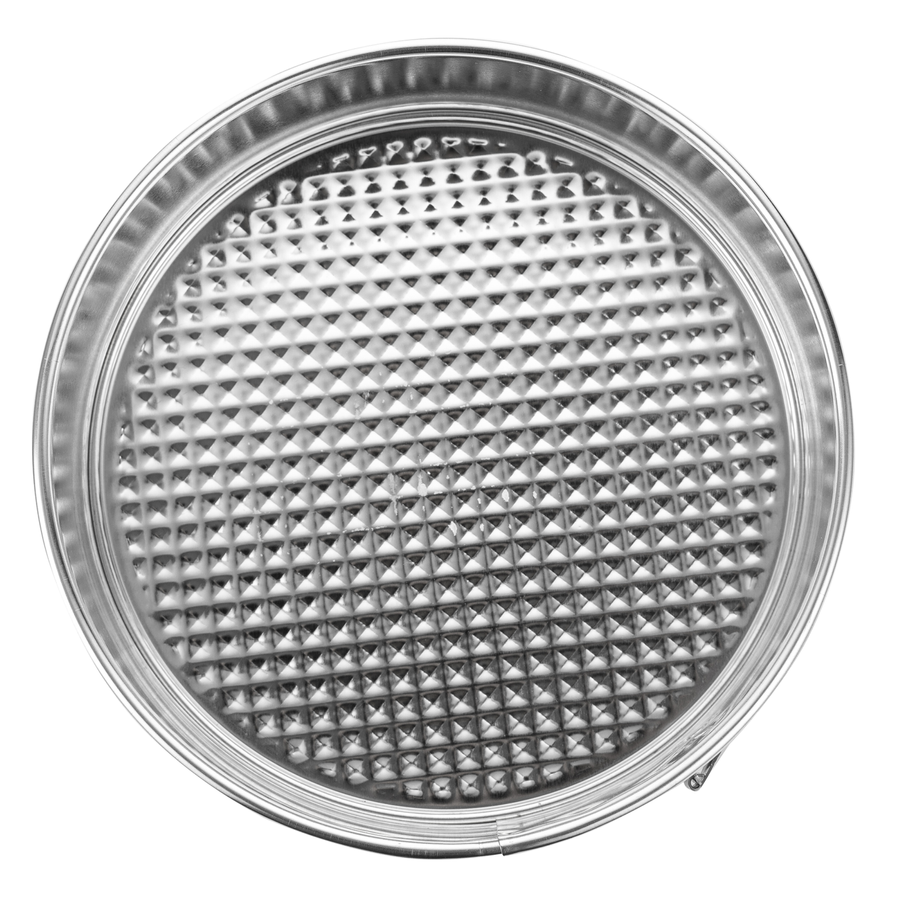 Tortownica ocynowana z fakturowanym dnem 22 cm